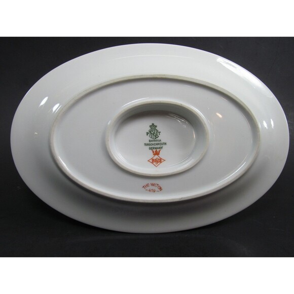 Tirschenreuth The Wilton  Gravy Boat with Attached Underplate   Pristine Cond - Picture 6 of 7